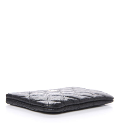 Chanel Caviar Quilted Small Cosmetic Case Black 4 of 8