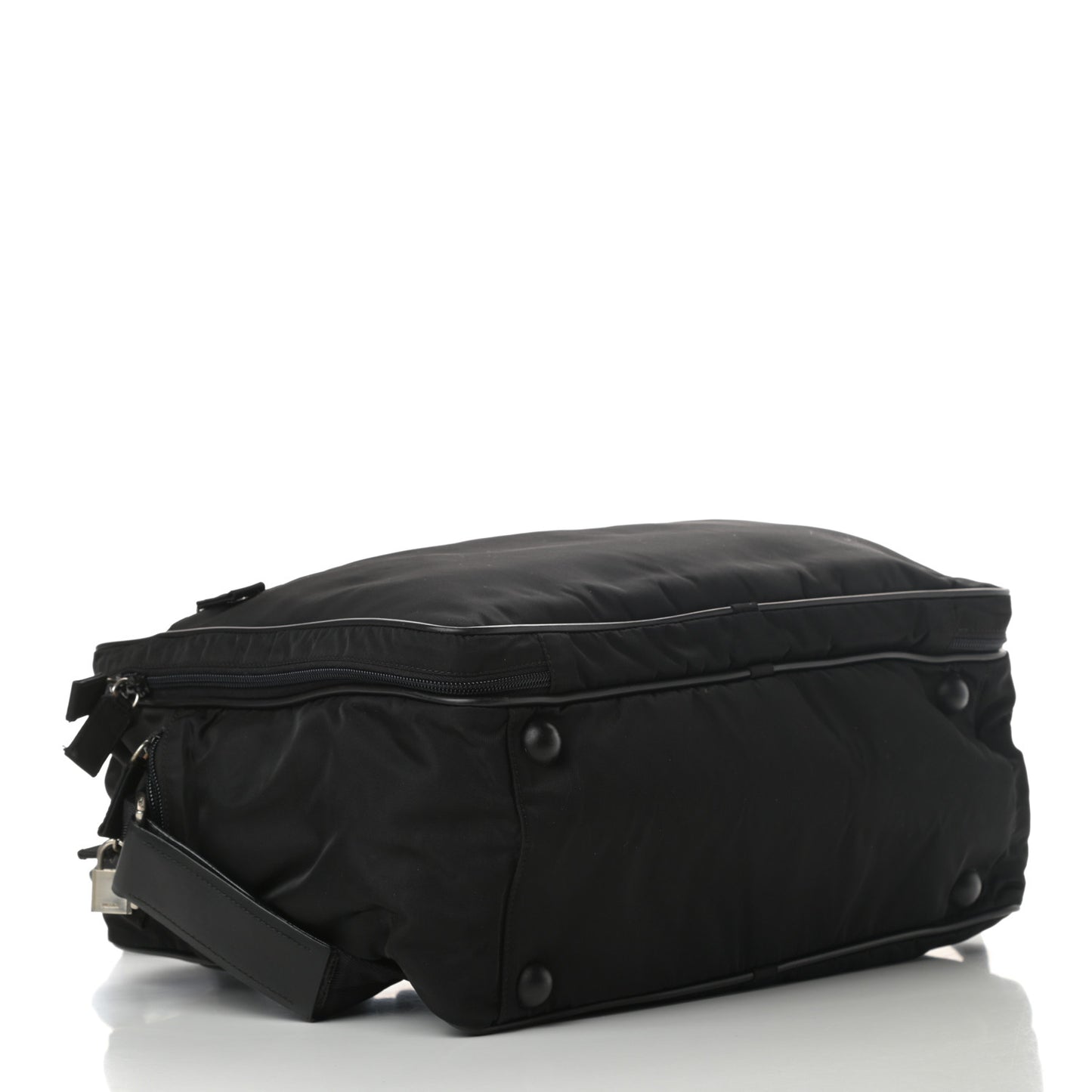 Tessuto Nylon Travel Briefcase Black