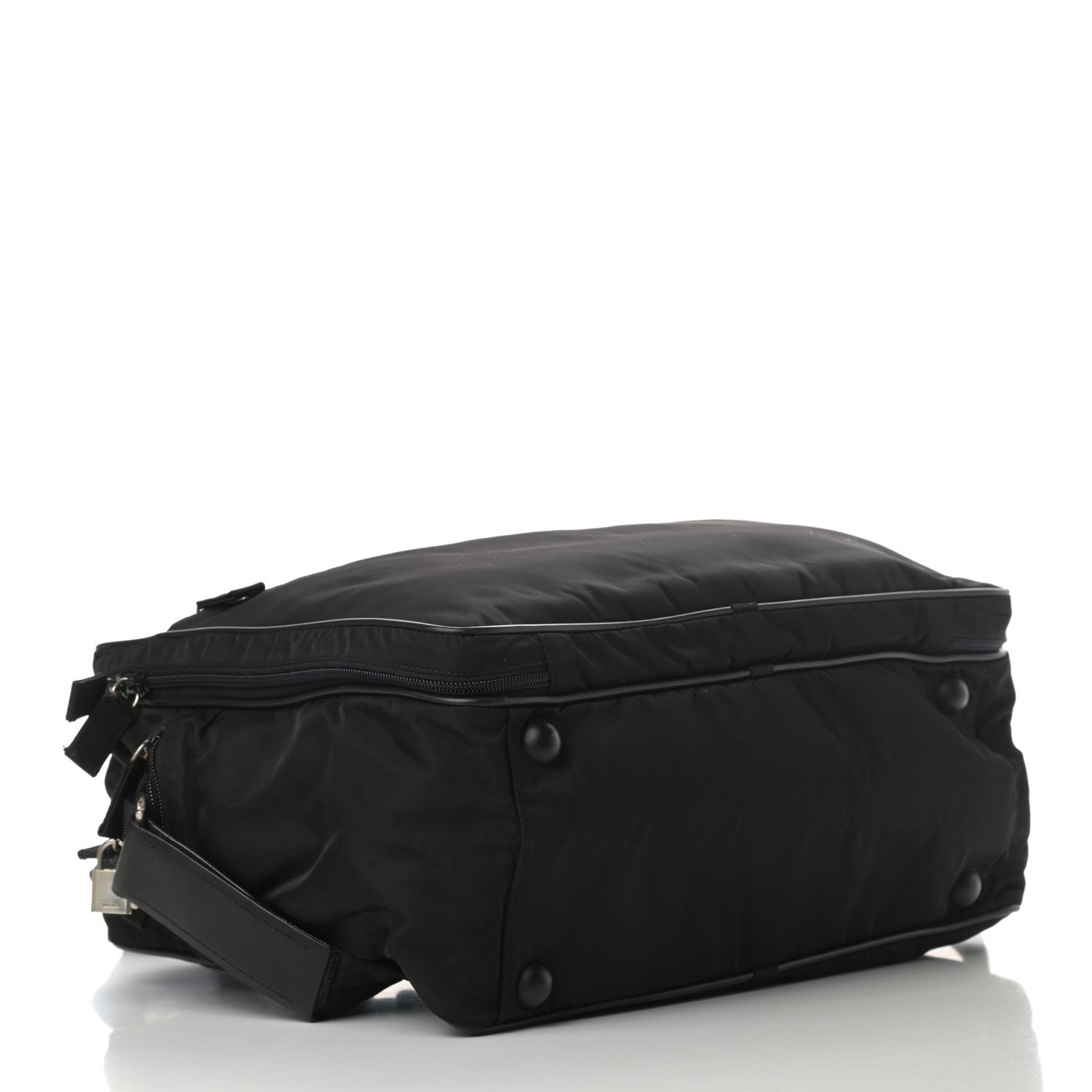 Prada Tessuto Nylon Travel Briefcase Black 4 of 11