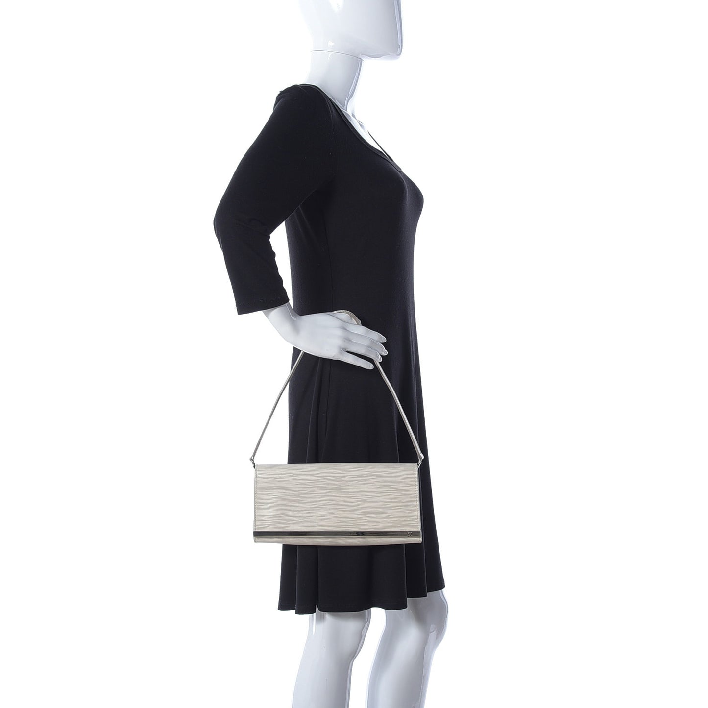 Epi Sevigne Clutch Ivory