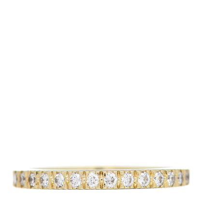 Tiffany 18K Yellow Gold Diamond Novo Half Circle Band Ring 48 4.5 1 of 4
