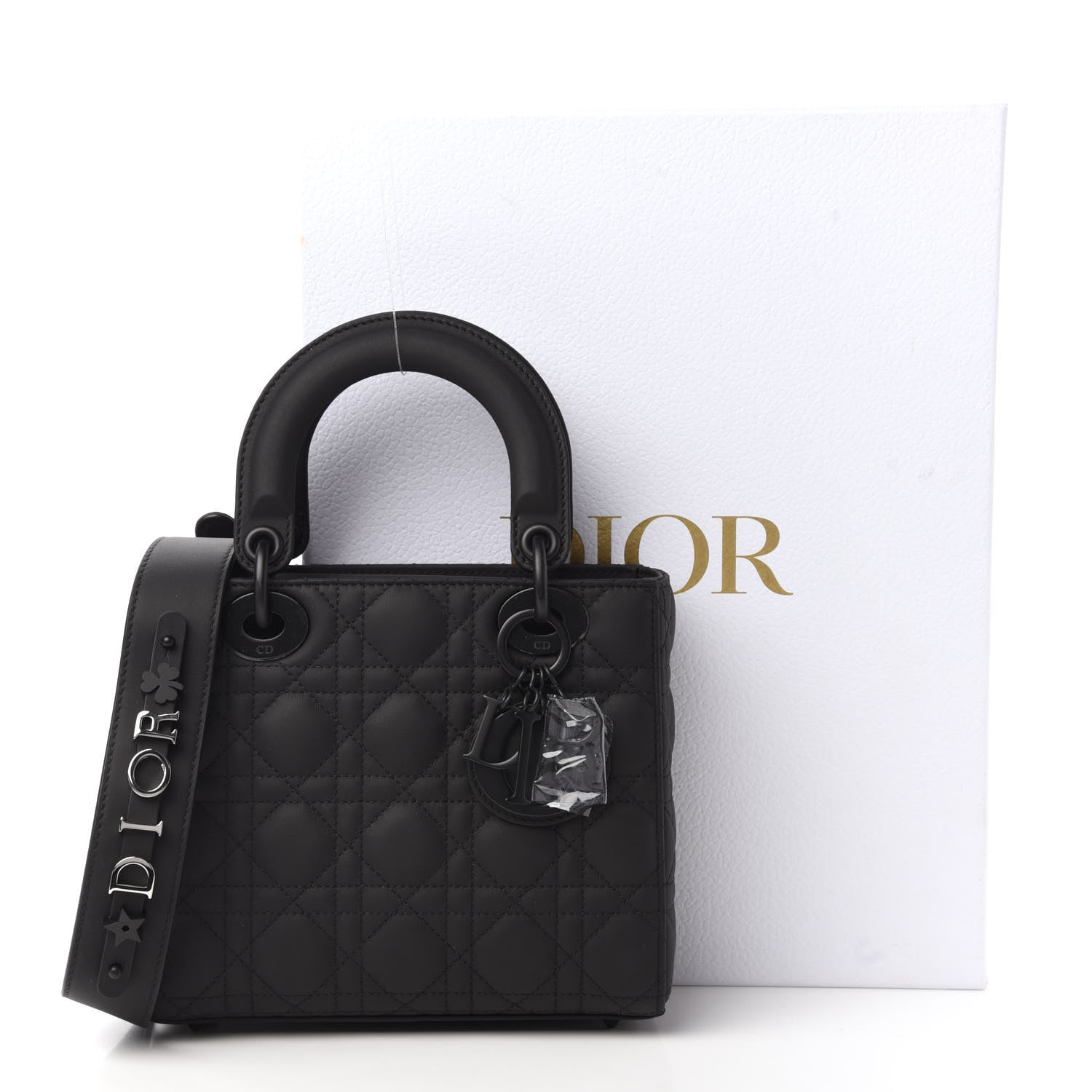Christian Dior Ultra Matte Calfskin Cannage Small My ABCDior Lady Dior Black 10 of 10