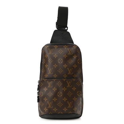 Louis Vuitton Monogram Macassar Avenue Sling Bag 1 of 10