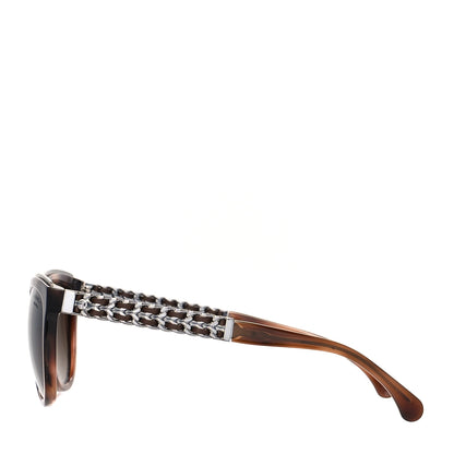 Chanel Lambskin Chain Polarized Sunglasses 5361-Q Brown 3 of 8