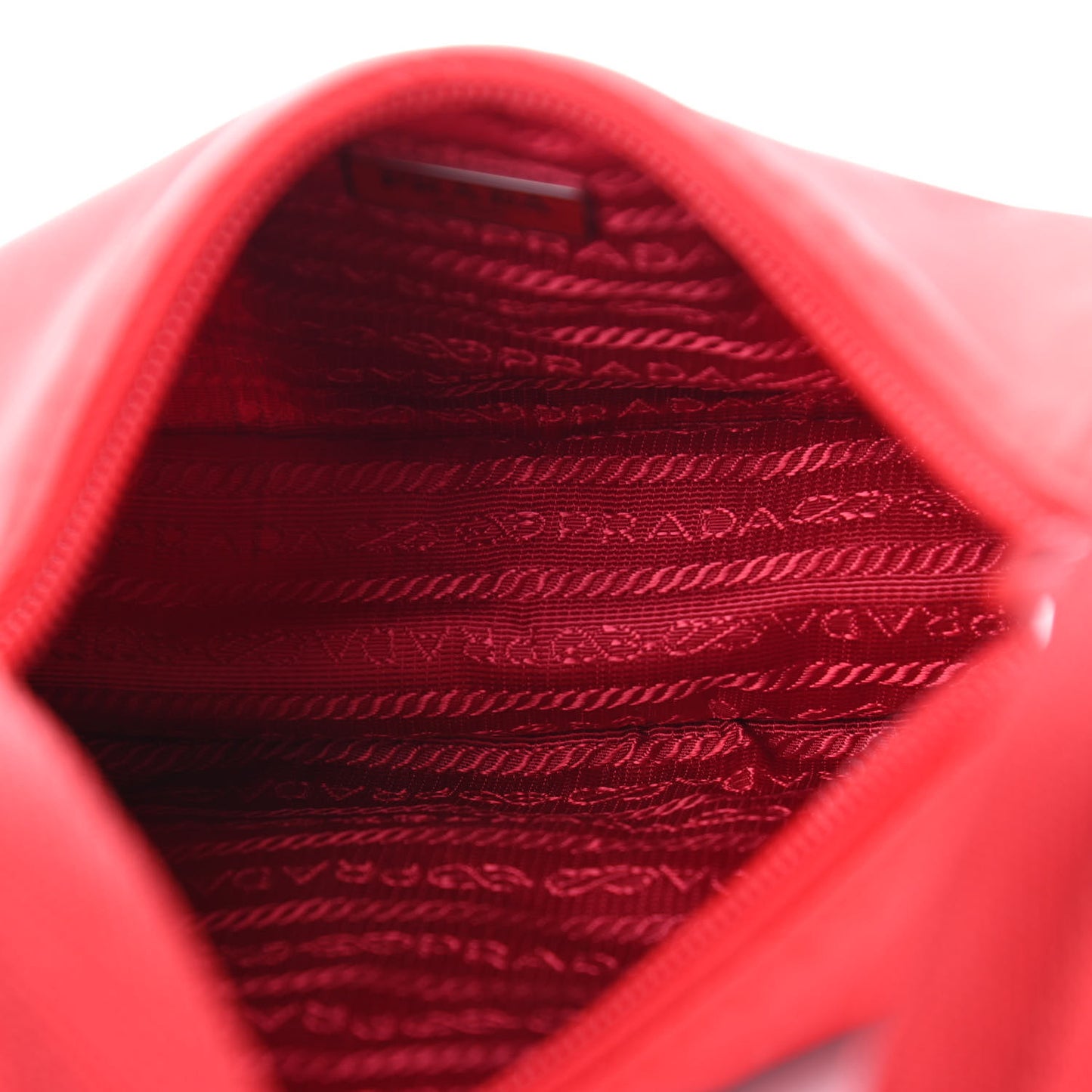 Tessuto Nylon Mini Re-Edition 2000 Bag Rosso