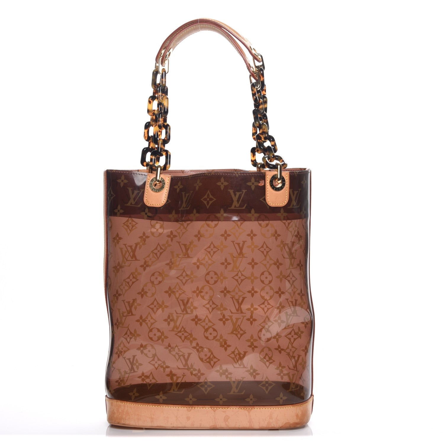 Louis Vuitton Vinyl Cabas Sac Ambre MM 1 of 12