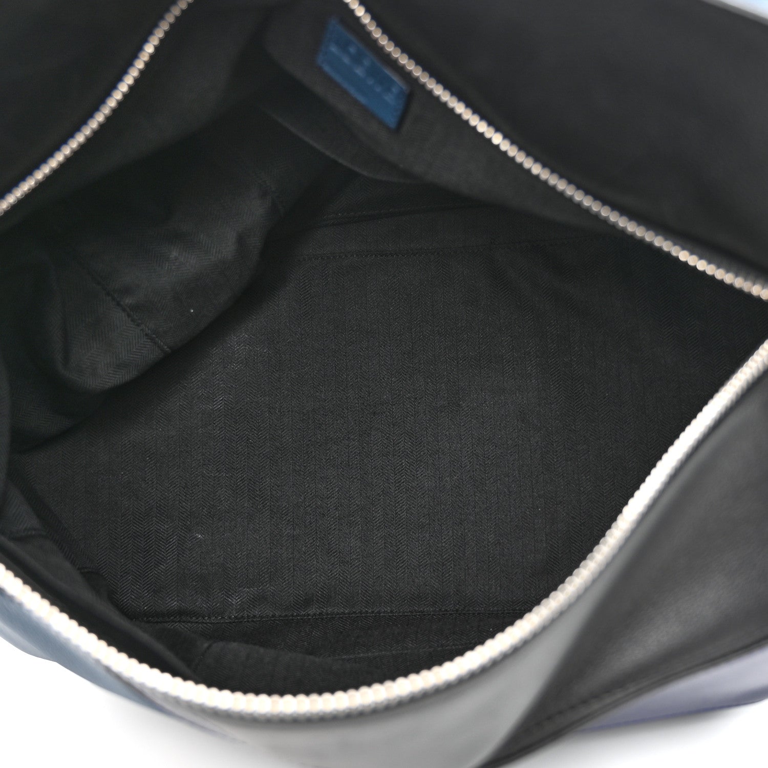 Loewe Calfskin XL Puzzle Bag Blue Black 5 of 11