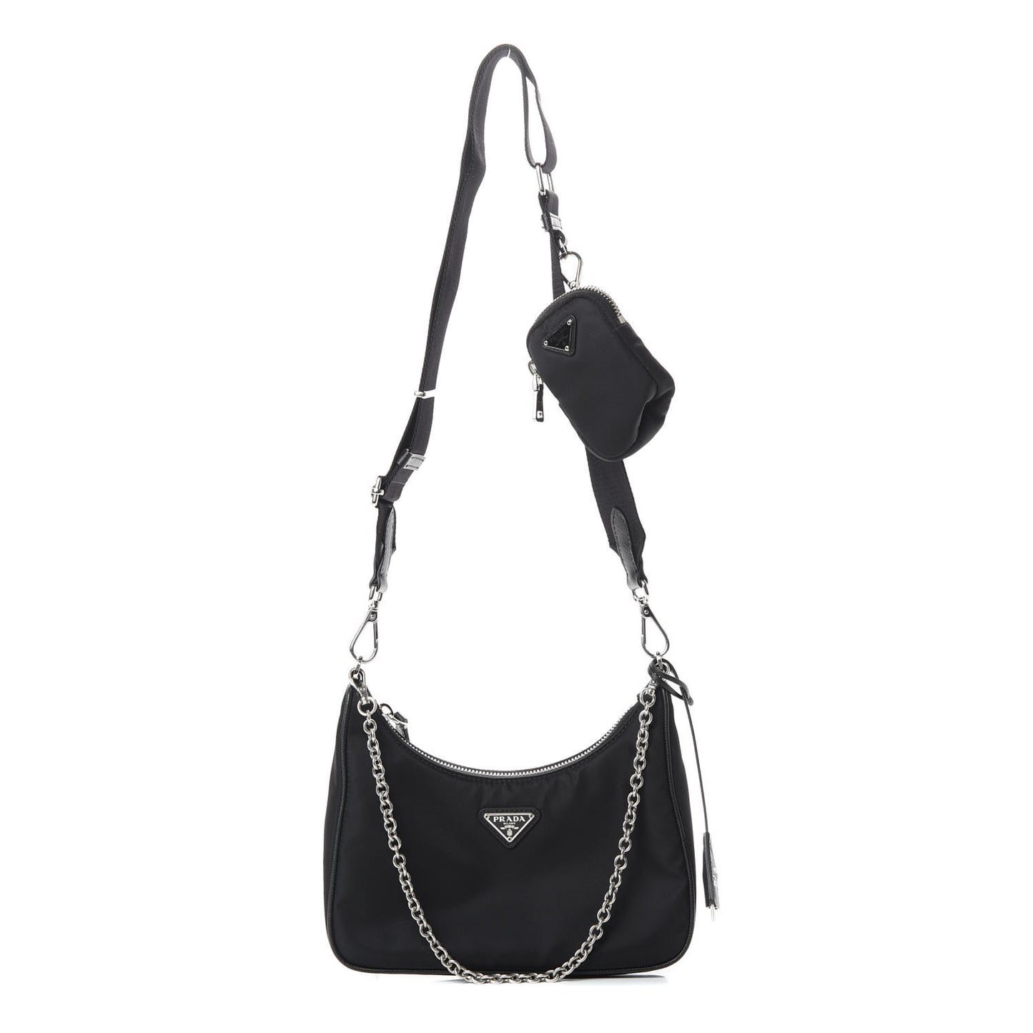 Nylon Re-Edition 2005 Shoulder Bag Black