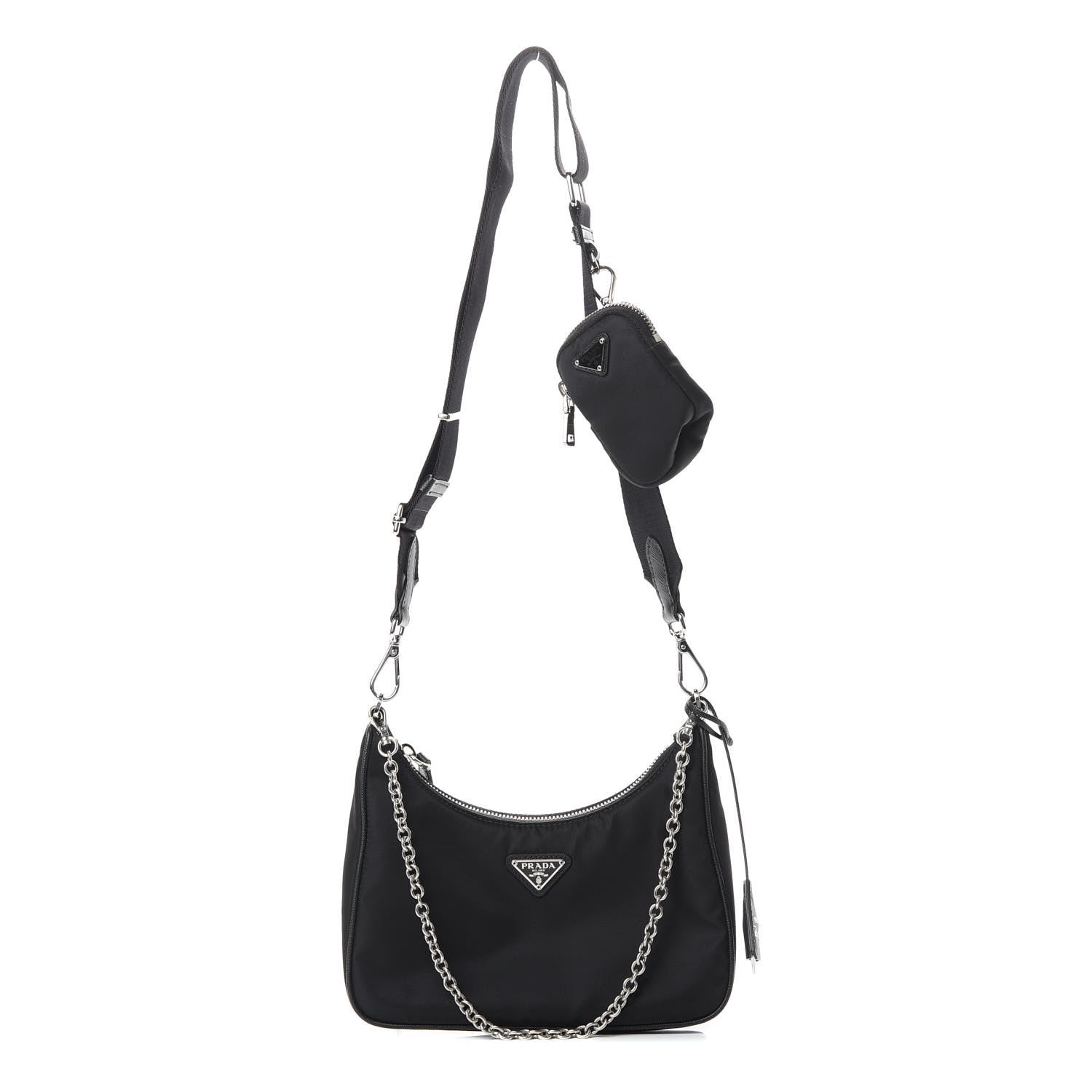 Prada Nylon Re-Edition 2005 Shoulder Bag Black 1 of 10