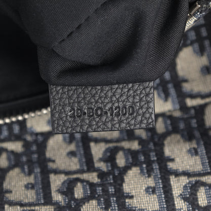 Christian Dior Oblique Mens Saddle Bag Blue 8 of 9