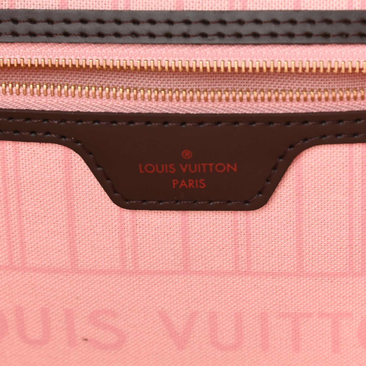Damier Ebene Neo Neverfull MM Rose Ballerine