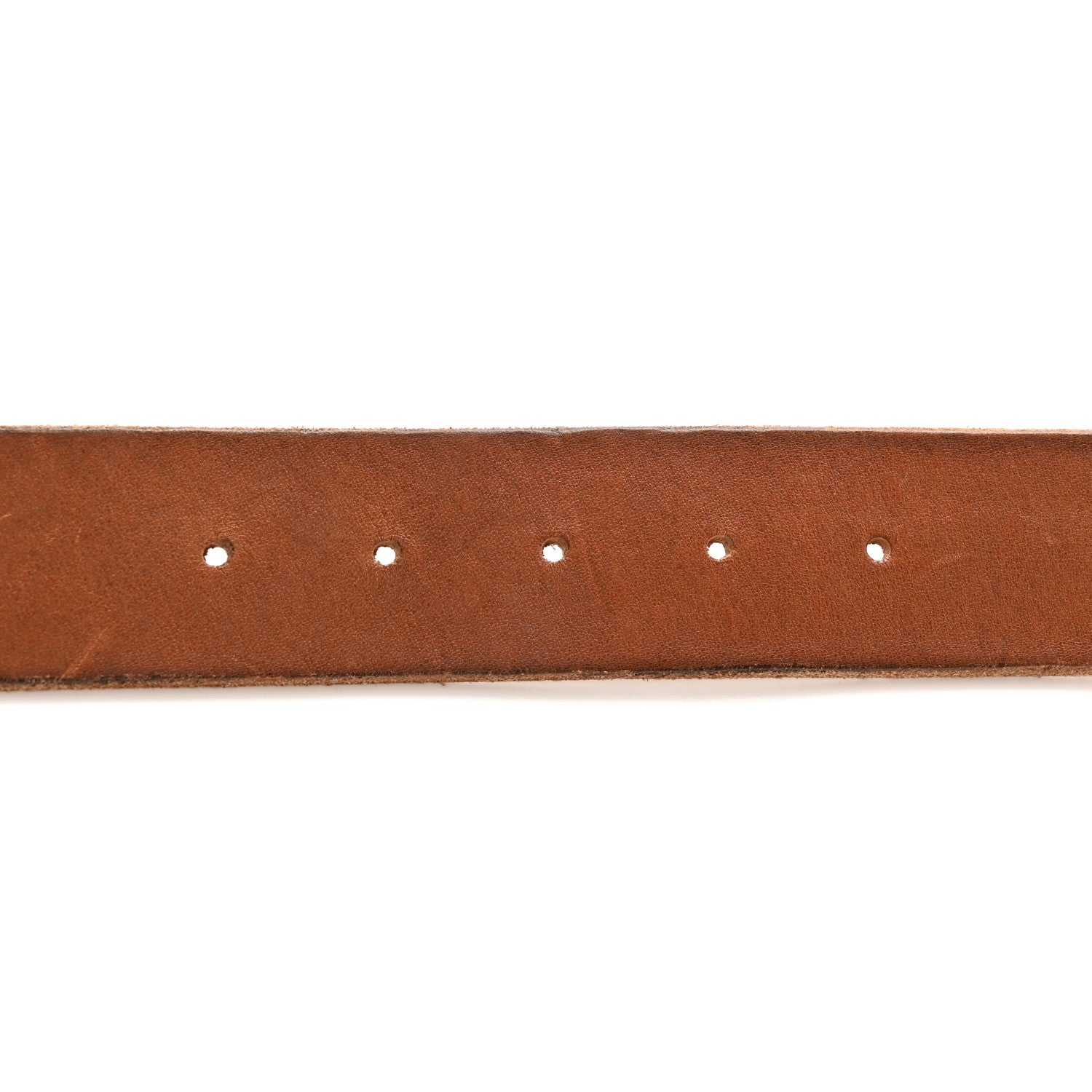 Gucci Cuoio Toscano Nickel Double Double G 40mm Belt 90 36 Cuir 4 of 14