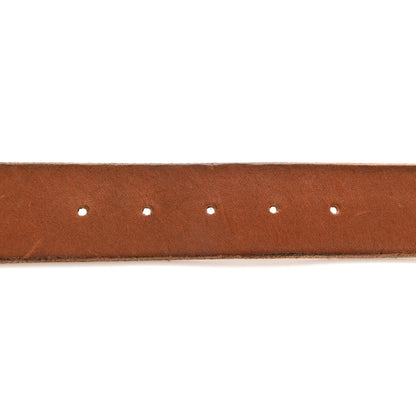 Gucci Cuoio Toscano Nickel Double Double G 40mm Belt 90 36 Cuir 4 of 14