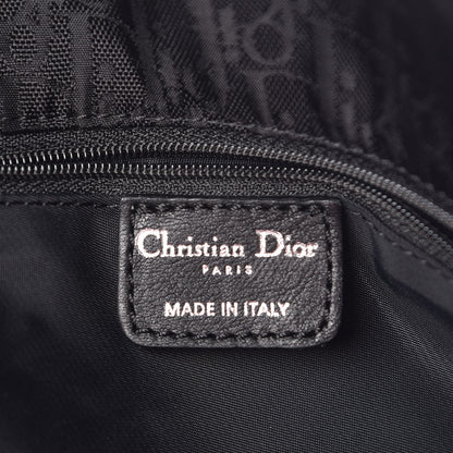 Christian Dior Nylon Monogram Lovely Shopping Tote Black 8 of 11