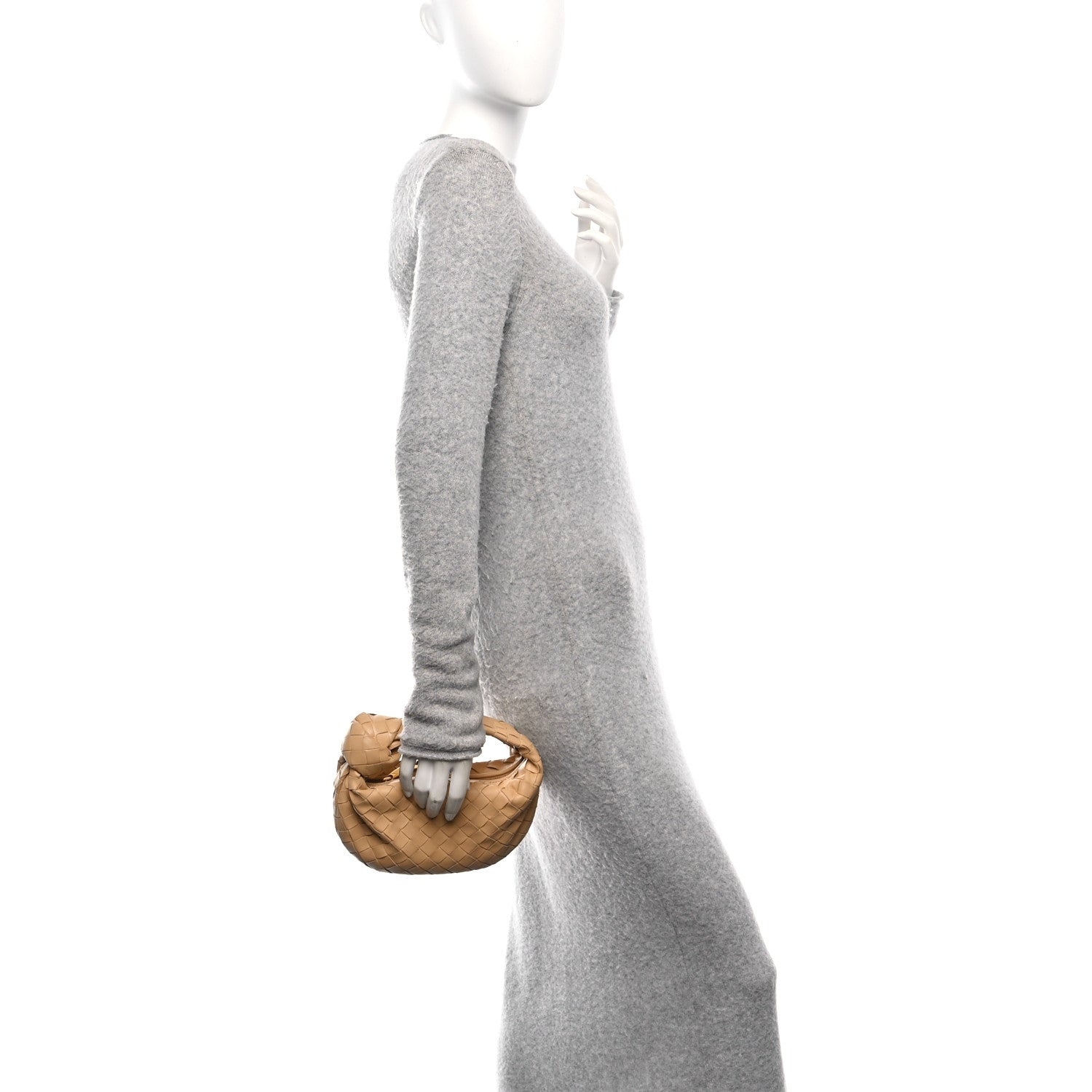 Bottega Veneta Nappa Intrecciato Mini Jodie Almond 3 of 9