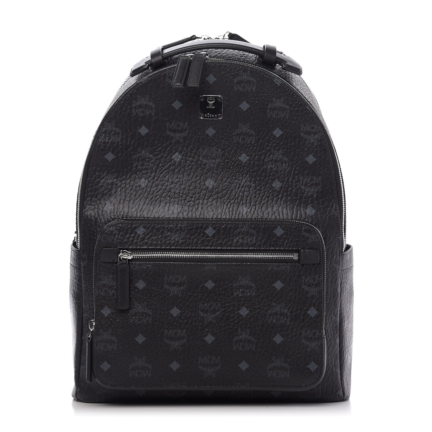 MCM Visetos Medium Stark Backpack Black 1 of 10