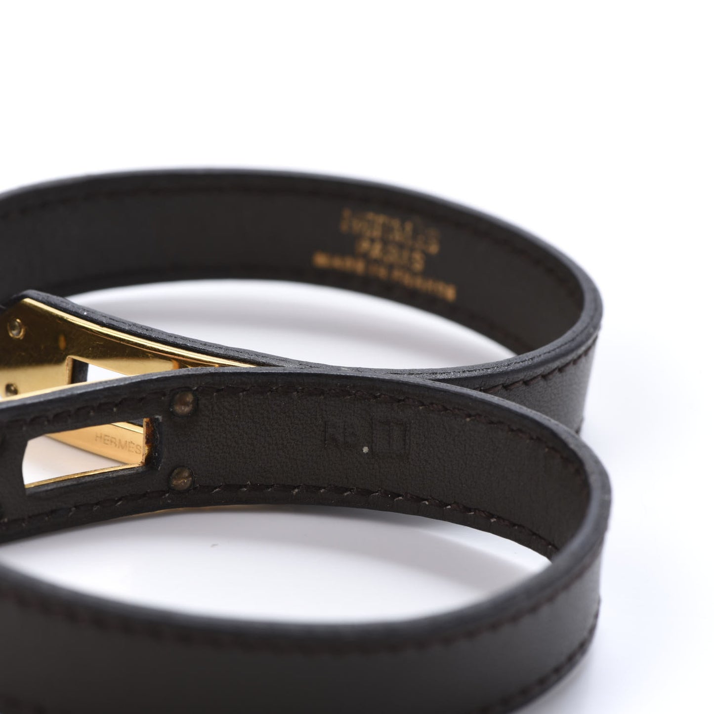 Swift Kelly Double Tour Bracelet Chocolate