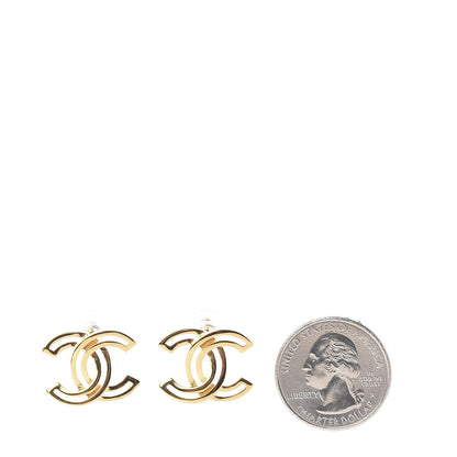 Chanel Metal Obazine CC Earrings Gold 2 of 5