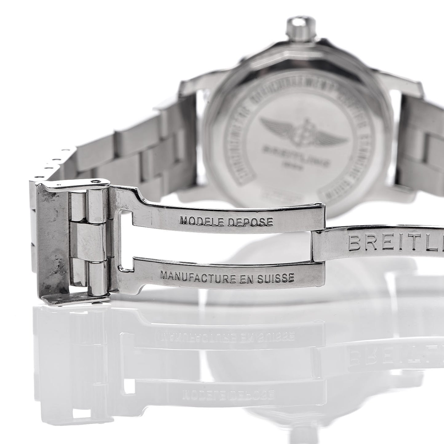Stainless Steel 33mm Colt Ocean Chronometer Quartz Watch Blue A77387