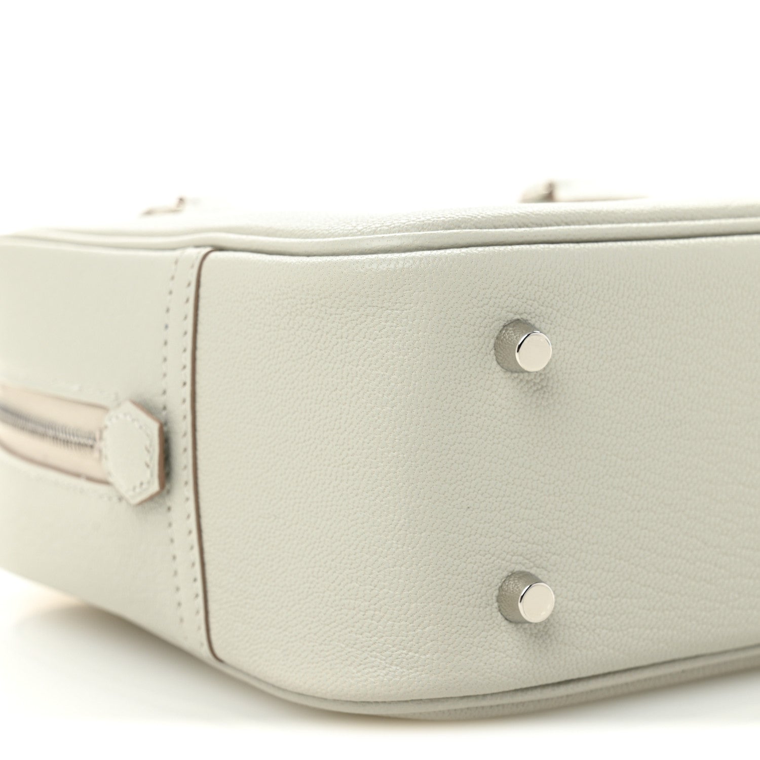 Hermes Chevre Mysore Mini Plume Gris Perle 9 of 11