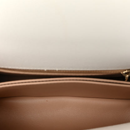 Chanel Caviar Quilted Mini Coco Handle Flap White 5 of 10
