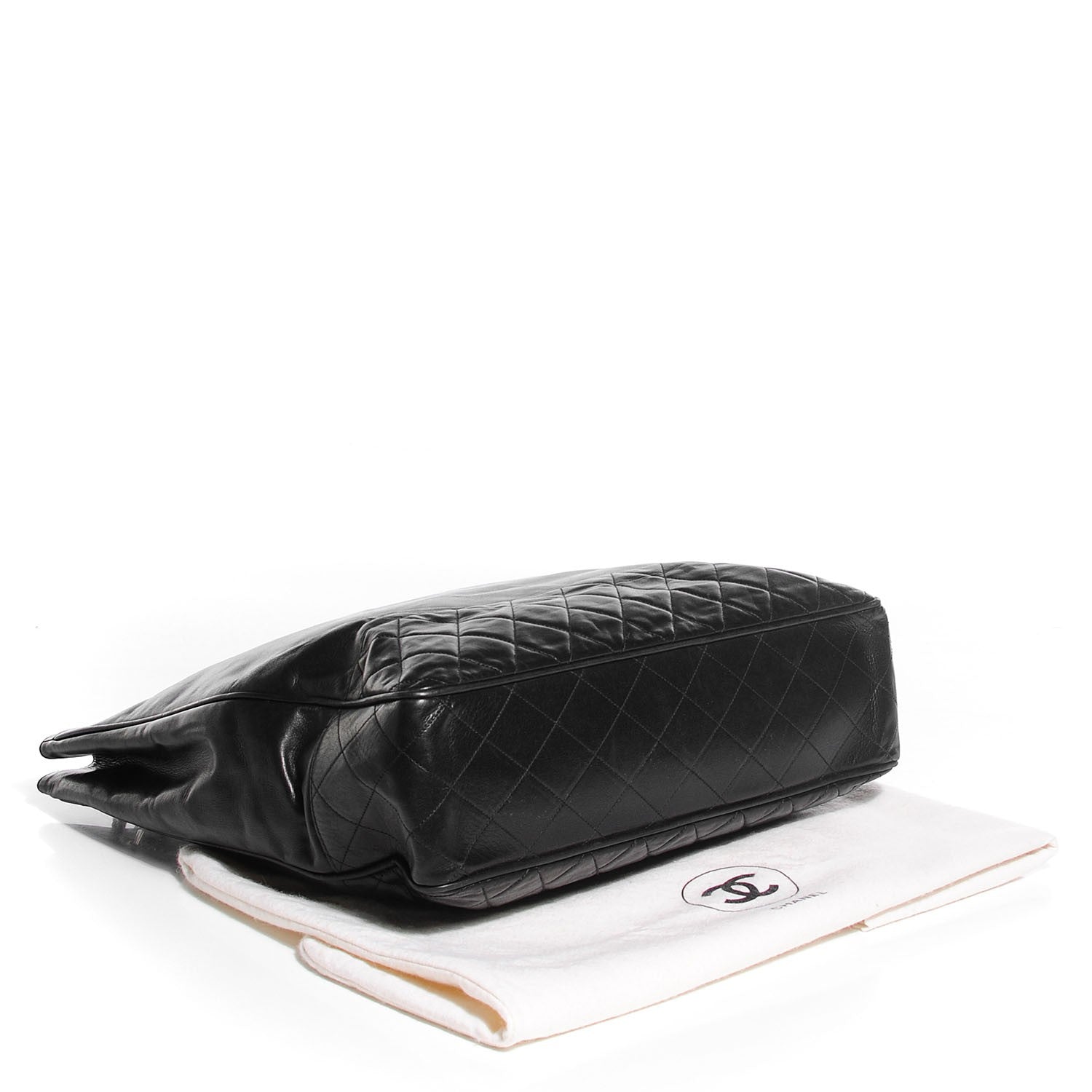 Chanel Lambskin Shoulder Bag Black 4 of 8