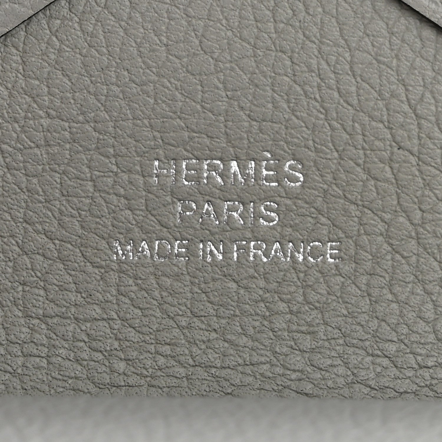 Hermes Evercolor Calvi Duo Card Case Gris Mouette 6 of 9