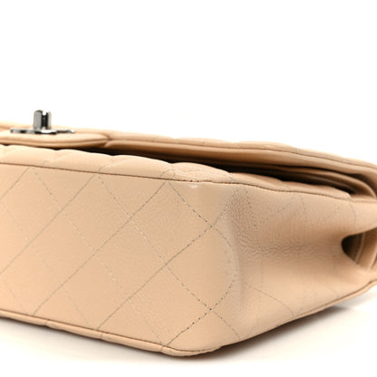 Chanel Caviar Quilted Medium Double Flap Beige 11 of 11