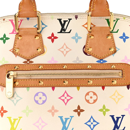 Louis Vuitton Monogram Multicolor Alma White 8 of 11