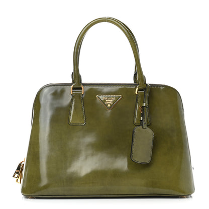 Prada Spazzolato Medium Promenade Tote Militare Fume 1 of 13