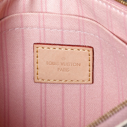 Louis Vuitton Damier Azur Neo Neverfull MM Rose Ballerine 9 of 13