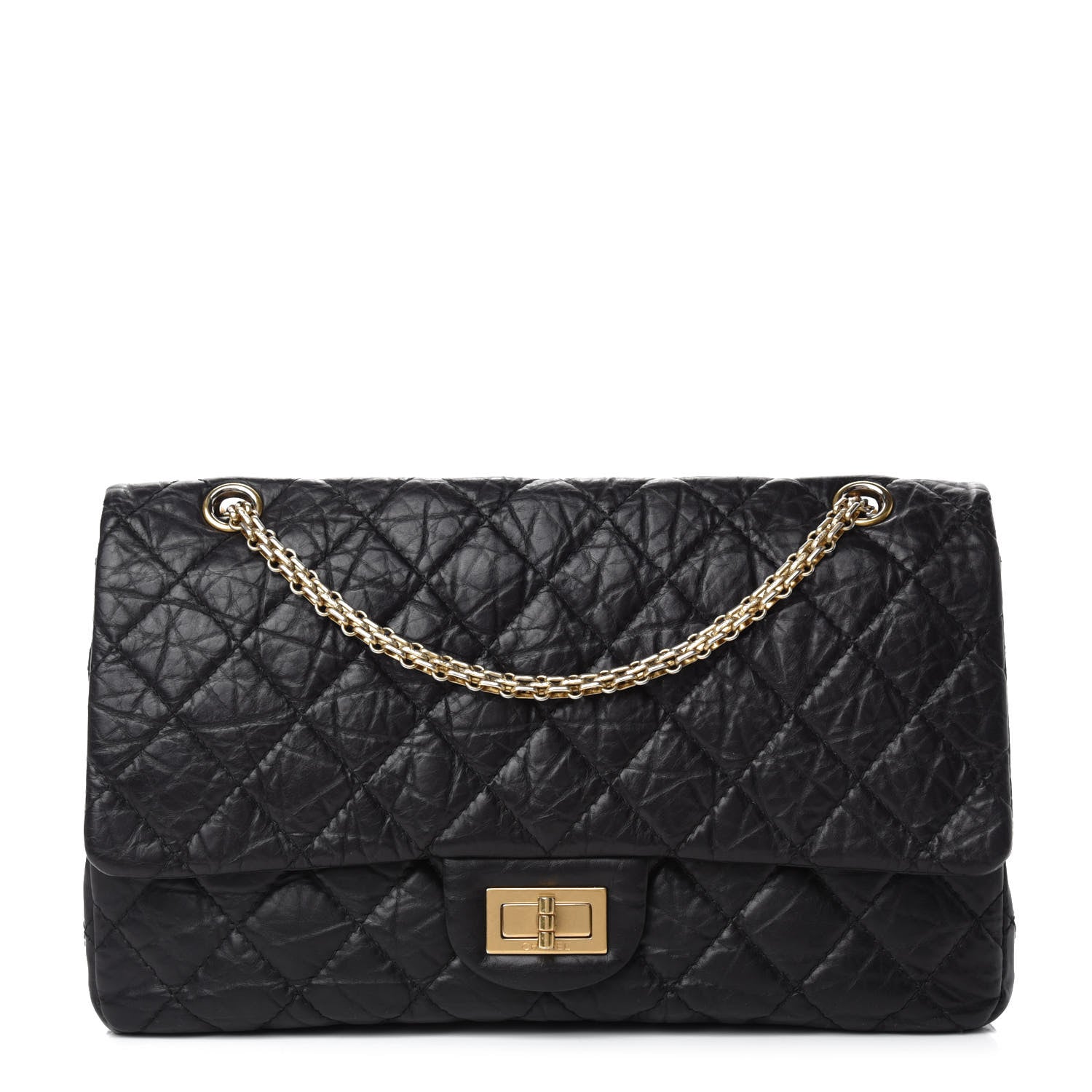 Chanel Aged Calfskin Quilted 2.55 Reissue 227 Flap Black 1 of 10