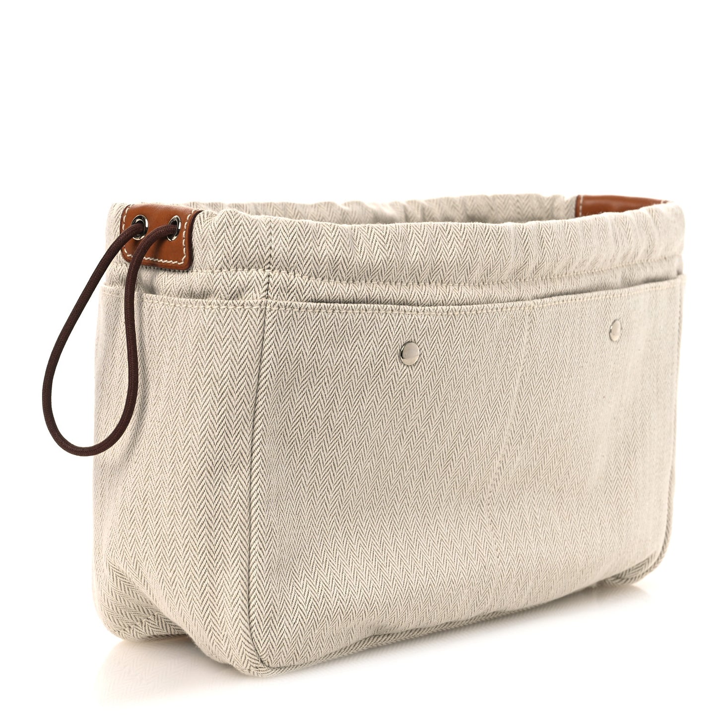 Canvas Barenia Fourbi 25 MM Pouch Naturel Fauve