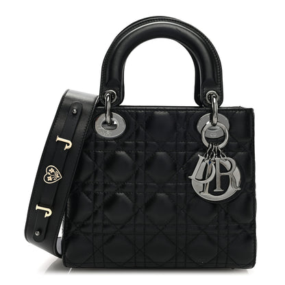 Christian Dior Lambskin Cannage Small My ABCDior Lady Dior Black 1 of 8