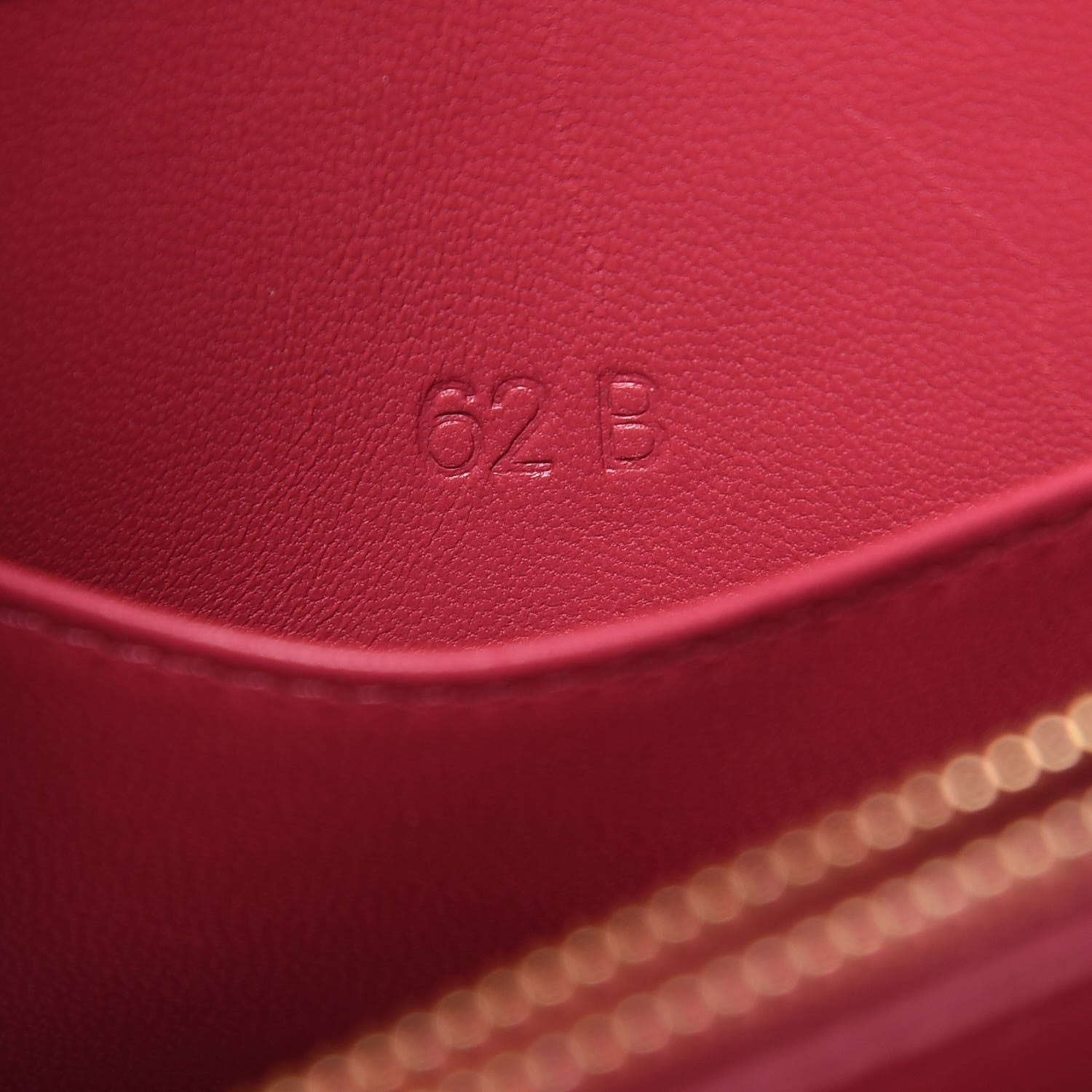 Prada Saffiano Lux Chain Wallet Peonia 7 of 10