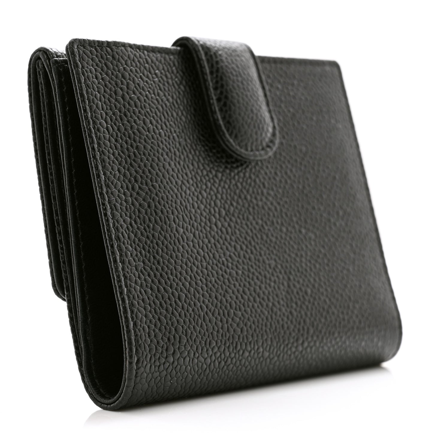 Caviar Timeless CC Flap Wallet Black