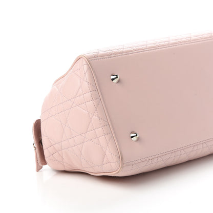 Christian Dior Lambskin Cannage Soft Lady Dior Satchel Light Pink 6 of 10