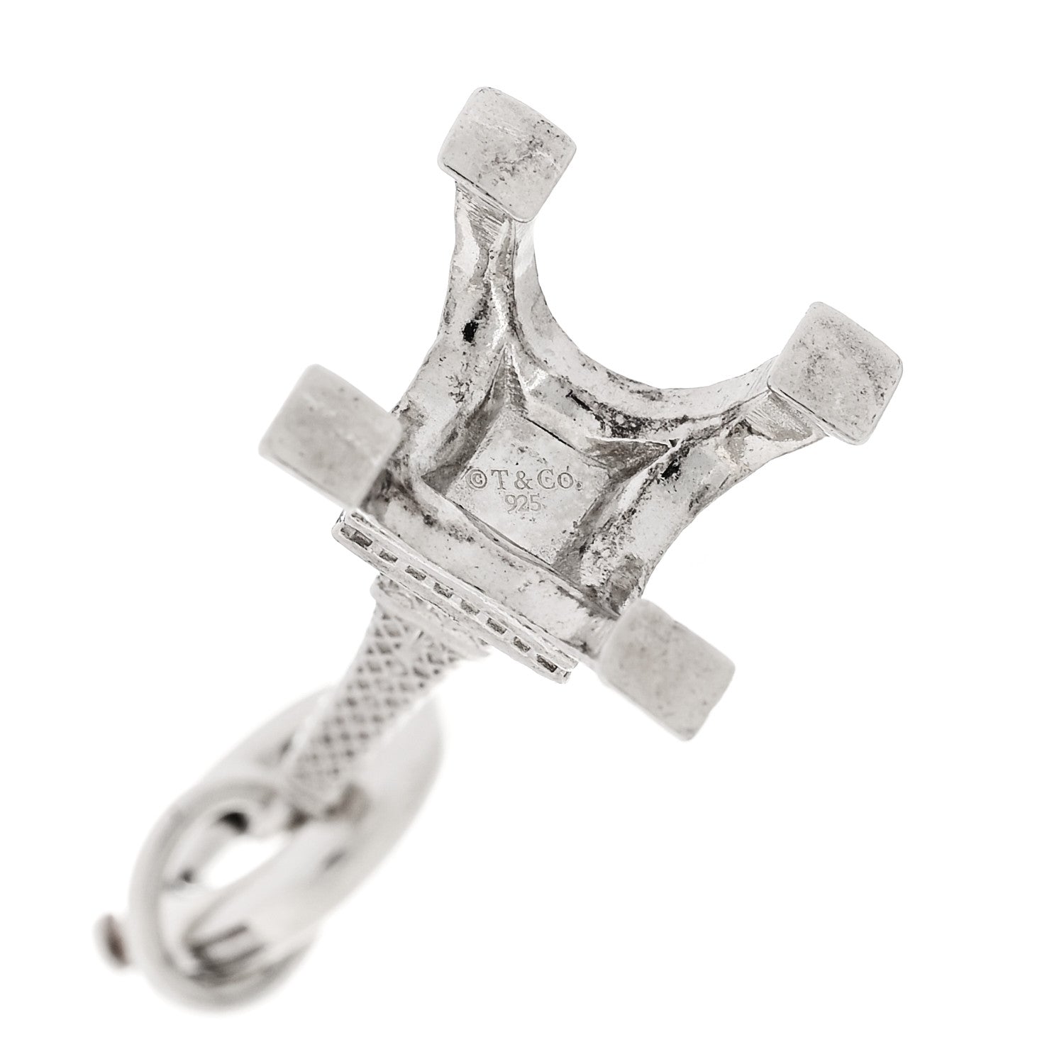 Tiffany Sterling Silver Eiffel Tower Charm 4 of 4