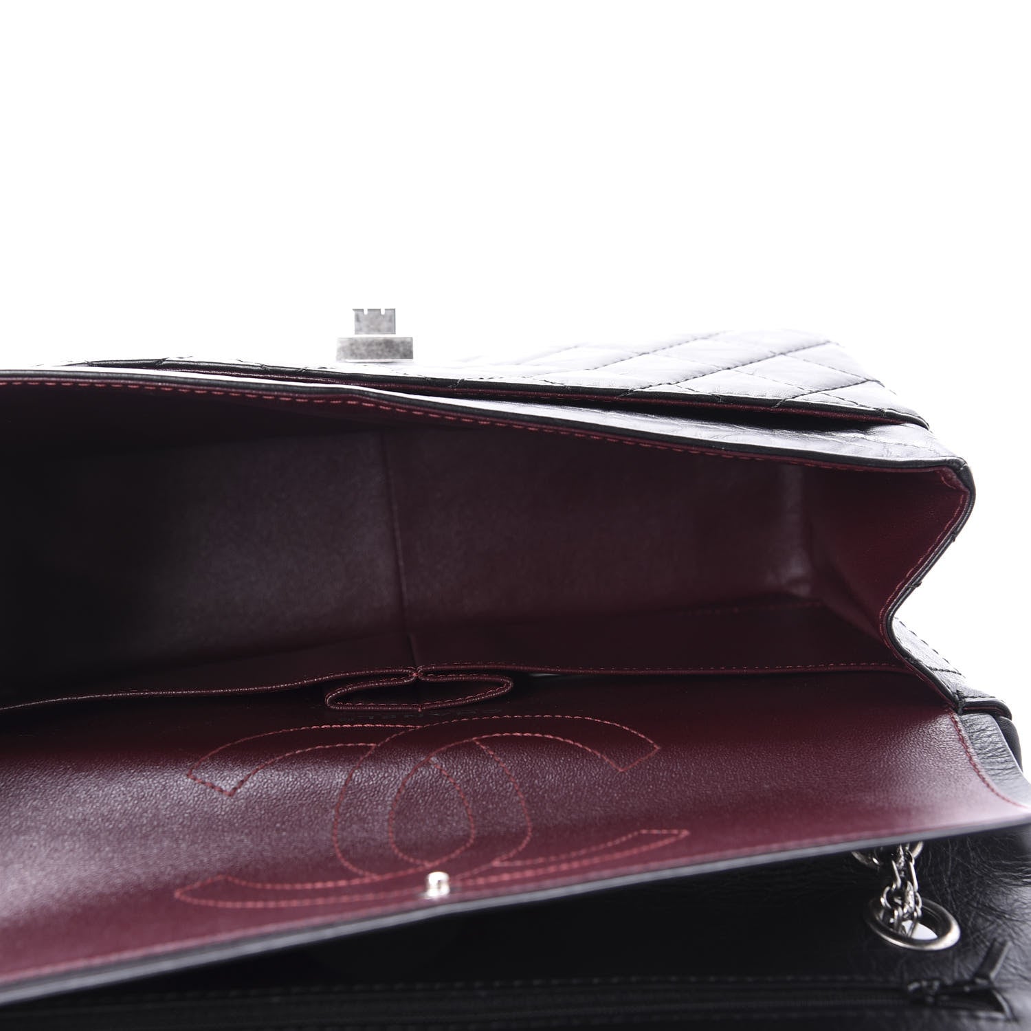 Chanel Aged Calfskin Quilted 2.55 Reissue 226 Flap Black 5 of 10
