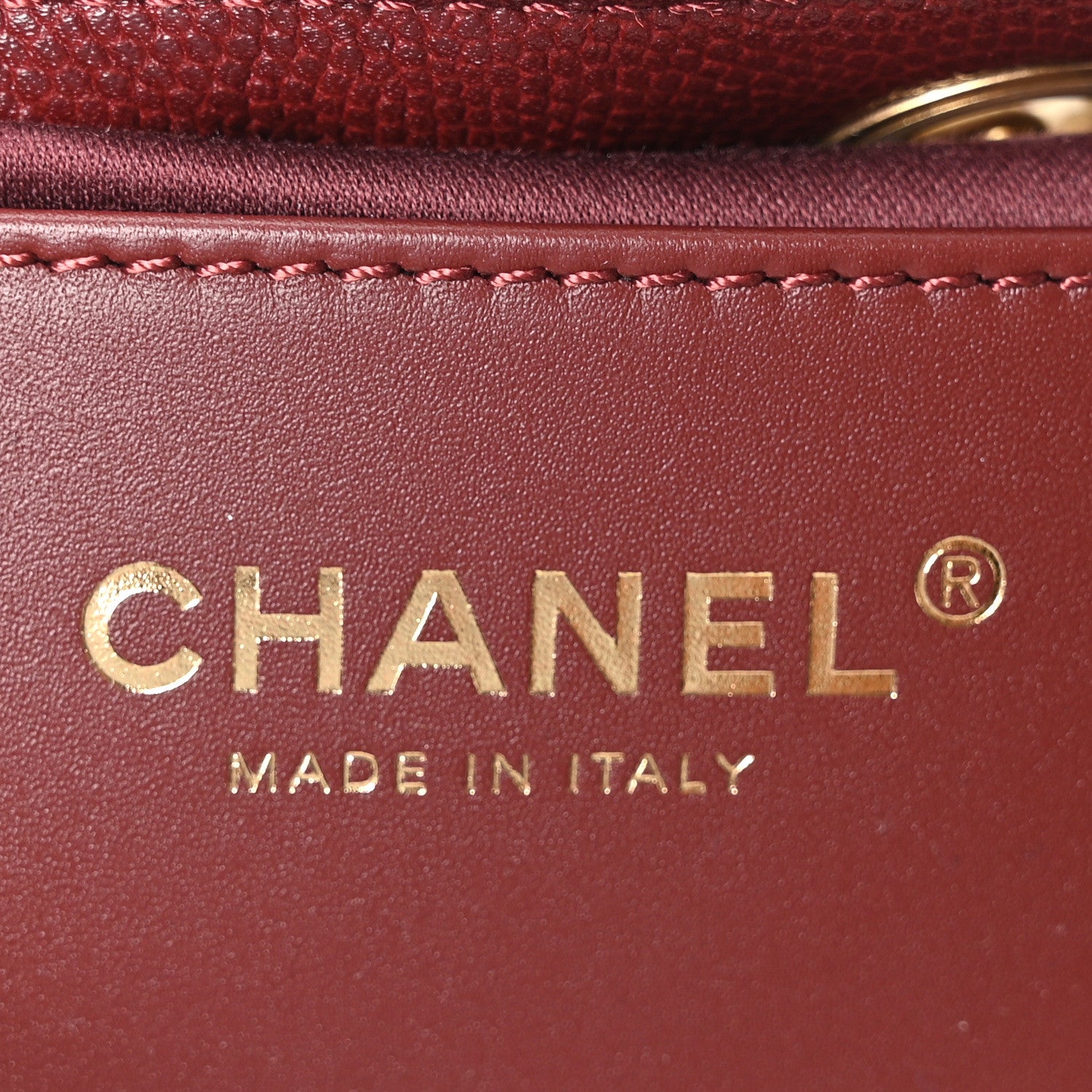 Chanel Caviar Quilted Small Chanel 25 Handbag Burgundy 6 of 11