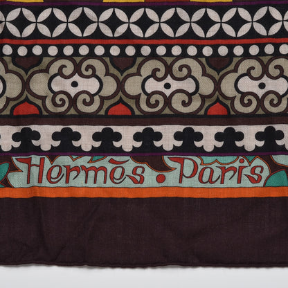 Hermes Cashmere Silk La Femme Aux Semelles de Vent Shawl 140 3 of 5