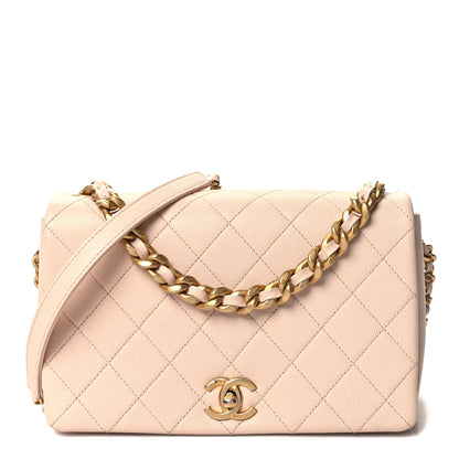 Chanel Caviar Quilted Medium Fashion Therapy Flap Beige 1 of 11