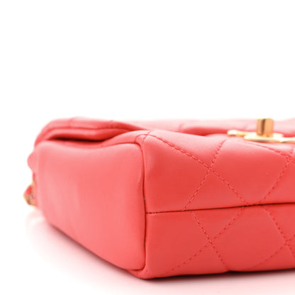 Chanel Lambskin Quilted Side-Packs Red 10 of 17