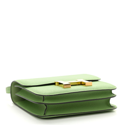 Hermes Epsom Constance 18 Vert Criquet 3 of 9
