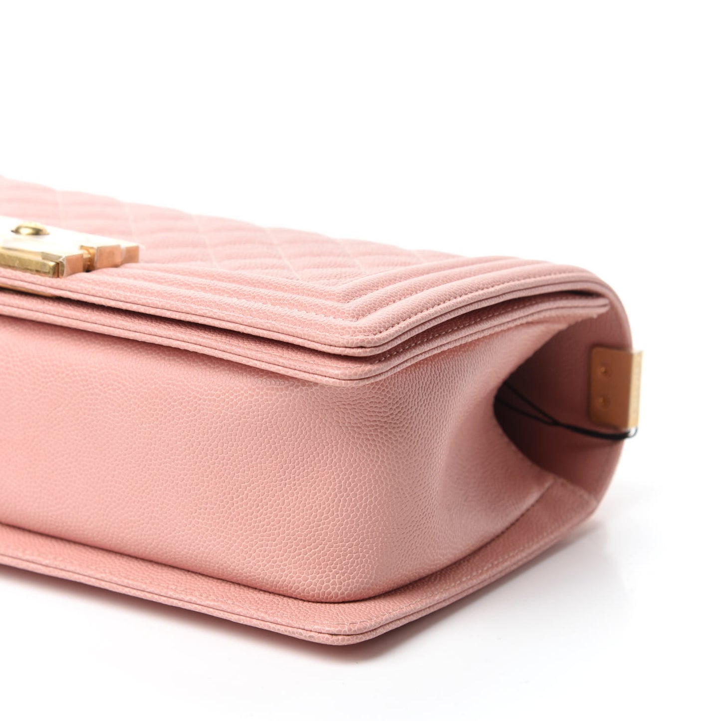 Caviar Quilted Medium Boy Flap Pink