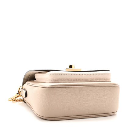 Louis Vuitton Grained Calfskin Lockme Tender Greige 4 of 9