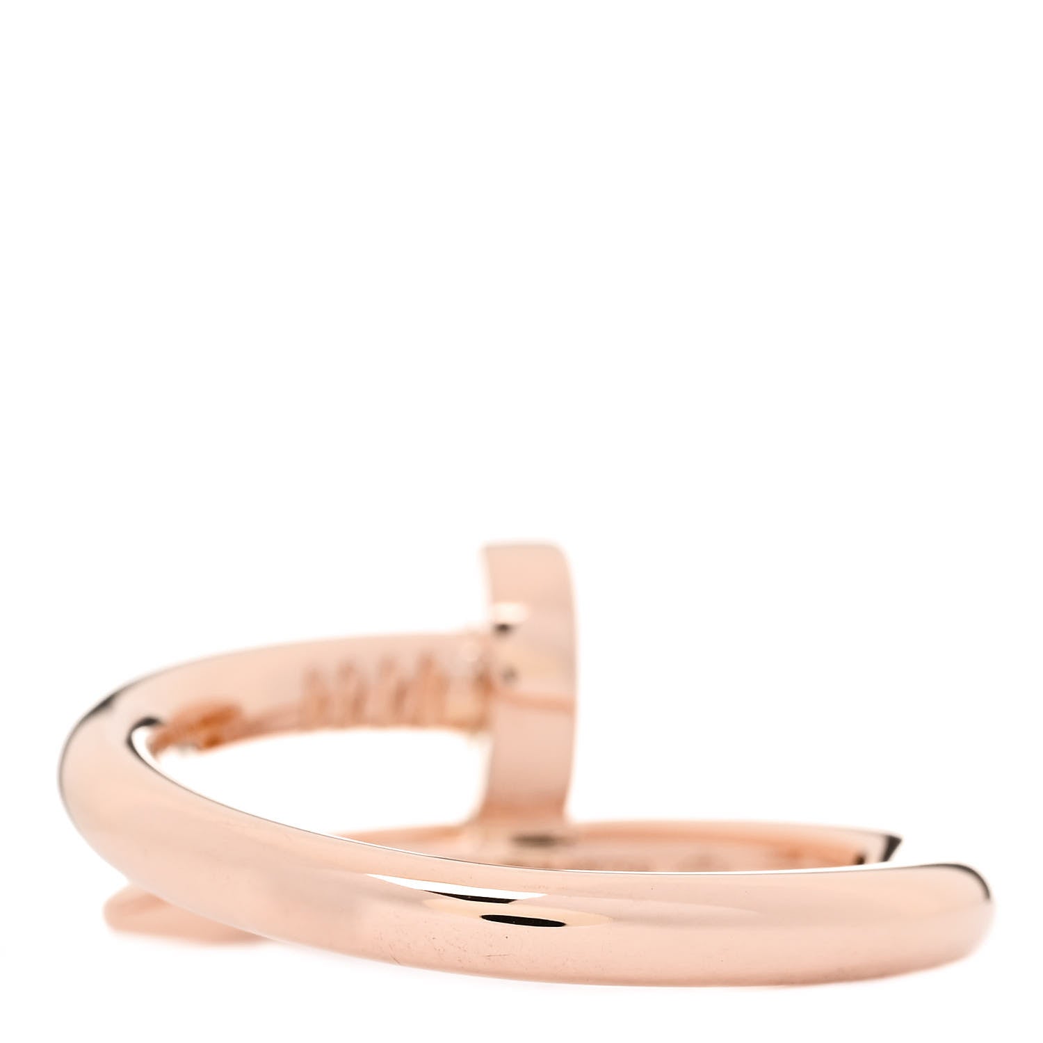 Cartier 18K Pink Gold Juste Un Clou Ring 58 8.25 3 of 4