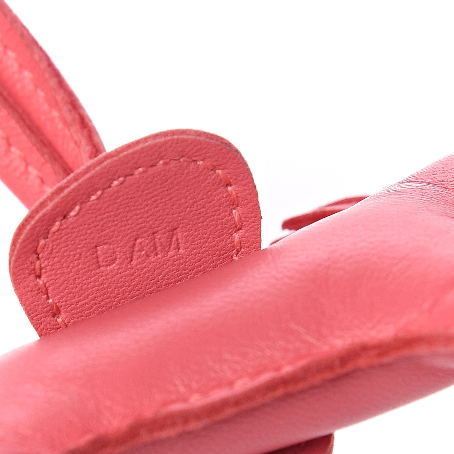 Milo Lambskin Grigri Rodeo Horse Bag Charm PM Rose Azalee