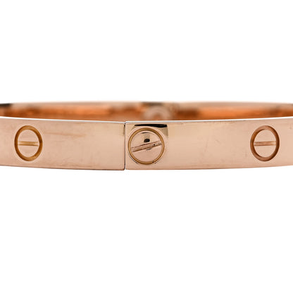 Cartier 18K Pink Gold LOVE Bracelet 18 4 of 7