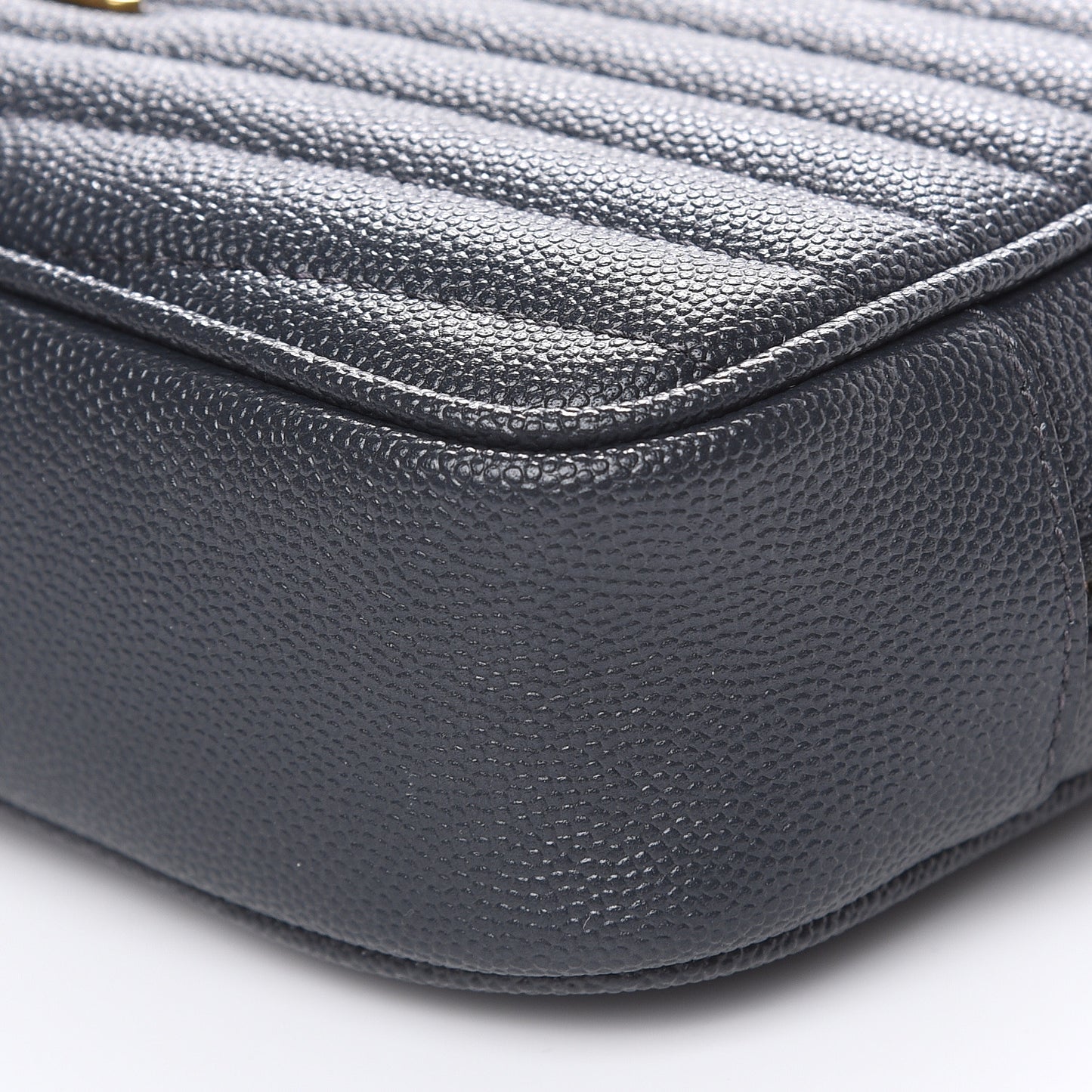 Grain De Poudre Matelasse Monogram Mini Lou Camera Bag Dark Smog